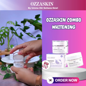 Combo Day Cream Ozzaskin by Oki Setiana Dewi Krim Siang Pelindung UV & Cahaya Biru