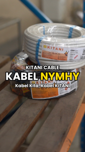 KITANI - NYMHY 2×0.75 mm² Oval - 50 Meter – Kabel Listrik Tembaga Serabut