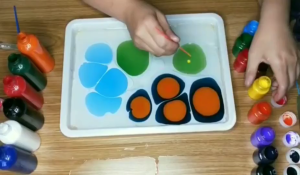 SG EmmAmy® 6/8/12 Colors DIY Water Magical Painting Art Set Water Marbling Paint Kit Painting Toys