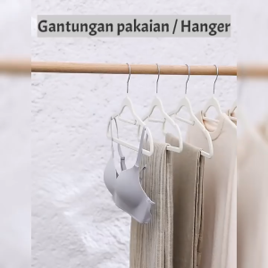 MI-C1128 Hanger Baju Gantungan Beludru Tidak Licin / Gantungan Baju Aesthetic Anti Slip Dewasa