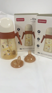 Mamibayi Botol Susu Anti Tumpah Bayi Botol Minum Anak 3In1 Botol 3-12 Bulan