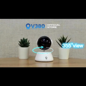 V380 Q6 Pro 3MP Panoramic WiFi IP Camera HD 1080P  with 2-Way Audio Night Vision Motion Detection Indoor Home Security Surveillance System