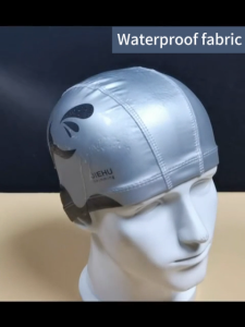 【clearance】Elastic swimming cap with waterproof PU coating breathable comfortable swimming cap
