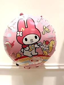 Bong Bóng Hoạt Hình Kuromi Sanrio Cinnamoroll My Melody Thỏ Đen Hồng Siêu Dễ Thương Trang Trí Sinh Nhật Cho Bé