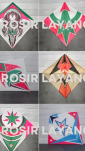 LAYANGAN SABLON SUPER harga tertera untuk 50 pcs layangan