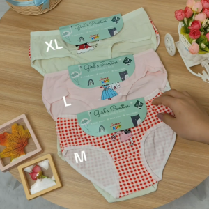 Celana Dalam Anak Perempuan Isi 2 pcs Sorex 1311 Katun Size M-XL/Celana Dalam Katun Anak 2-11 tahun 1 pak isi 2 pcs SOREX