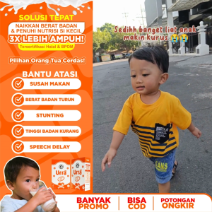 Urra Susu Bubuk Kambing Etawa Saanen Eropa Solusi Menambah Nafsu Makan dan Berat Badan Anak 200gr