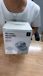 Rọ mõm Mèo chống cắn liếm hình quả cầu bằng nhựa trong suốt PVC (mẫu mới) - Love Pets Shop