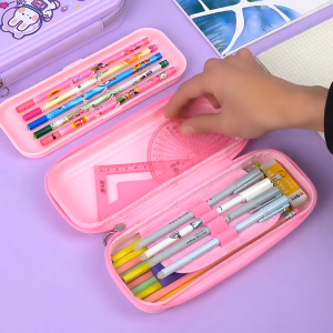 Pen Bag Astronauts/Rabbits/Dinosaurs Portable Pencil Case Cute Large Capacity Stationery Organizer Students