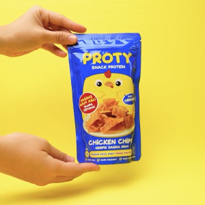 PROTY Keripik Daging Ayam ASLI TANPA TEPUNG ( Chicken Chips ) 18g