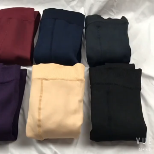 Seamless High Waist Skinny Fleece Lined Full Leggings [HOT ITEM]