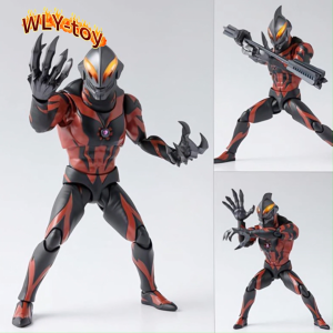 (Malay spot)New SHF 18cm Ultraman Belial and Belial Atrocious Deathcium Rise Claw Saga Ultraman Blazer (Fardoran Armor) Geed Zero multi-accessory multi-joint movable toy model childrens gift Plastic Figures toys