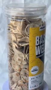 BUNDLING ORIGINAL & PEDAS - Basreng Well Slice isi 2 Toples 1/4 KG Rasa Original & Pedas Daun Jeruk Cemilan Enak Gurih Renyah Krispi Nikmat Lezat Basswell Makanan Ringan Keripik Premium