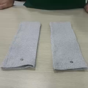 Miếng dán điện xung massage khủyu tay chất liệu sợi bạc cho máy vật lý trị liệu