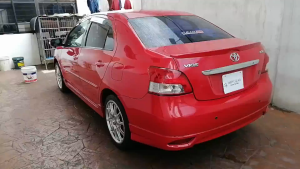 Toyota Vios 2nd Gen PVC Coil Car Matting with Anti-Slip Spikes