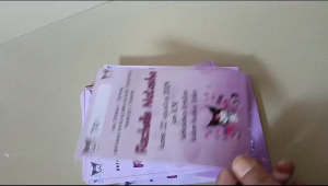 Undangan Ulang Tahun Ultah Anak Cewek Perempuan Karakter Tema Kuromi Sanrio Lucu Kekinian Custom Free Plastik isi 10 pcs