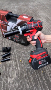 Impact Baterai Mesin Bor Torsi Besar Cordless Impact Wrench Brushless 680N.M