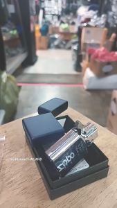 ZIPPO 239ZL ZIPPO LOGO #100 Made in USA ของแท้ ไฟแช๊ค ซิปโป้ Tec40store ไรท์สาระกับครูแว่น