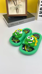 รองเท้าแตะเด็กลายการ์ตูน3D ใส่ได้ทั้งชายและหญิง แฟชั่นรองเท้าเด็ก สีสันสดใส