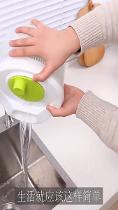 3L Salad Spinner Vegetable Dryer Large Capacity Handheld Fruits Vegetable Wash Basket Clean Drying Spinner