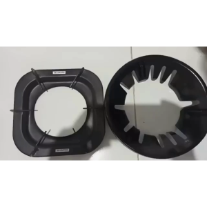 (HITAM) TATAKAN COVER KOMPOR GAS ANTI ANGIN KAKI 4 SEGI & BULAT / KAKI 5 SEGI / KAKI 6 BULAT DLL