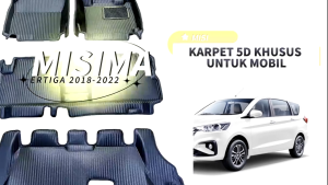 Misima Karpet Mobil 5D & 7D: Alas Kaki Karpet Mobil Untuk Suzuki XL7 & Ertiga 2012-2024