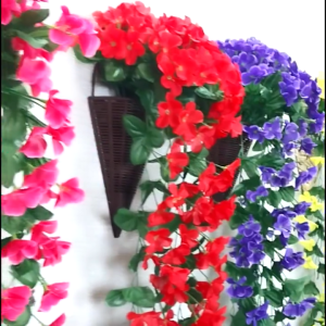 MGBT03 Bunga Juntai Plastik Dekorasi Bunga Rambat Sintetis Tanaman Hias Gantung Dinding Artificial