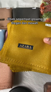 Hijab pesta sinar glamor laser cut dan jait pinggir/segiempat sinar glamor/kerudung mengkilat