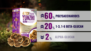 LABO Nutrition Bioactive Organic Yunzhi Ultra Turkey Tail + 7 Mushroom Extracts Supplement for Immune Health Recovery & Digestion Support with Lingzhi Yunzhi Cordyceps Sinesis Cordycep Militaris ABM Shiitake Maitake  • 90 Capsules