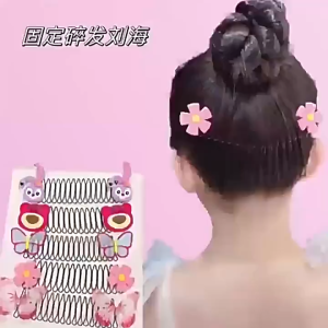 Porozi KUROMI Hair Comb Cartoon Fashion Cute Comb for Baby Girls Hair Clip Back Headwear Hair Accessories