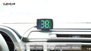 Speedometer GPS Mobil Dengan Tampilan HUD Headup KM/H MPH Huruf Besar LED Untuk Mobil dan Motor