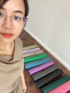 Thảm Tập Yoga Cao Su PU Cao Cấp 5mm Định Tuyến Hãng Galeco( 11 Màu Lựa Chọn )Ảnh Video thật