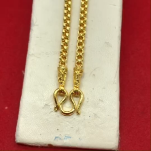 (รับประกัน 6 เดือน)สร้อยคอทองลายผ่าหวายกลมคู่ ความยาว 20 นิ้ว เทียบเท่าน้ำหนัก 1 บาท หุ้มทองเยาวราช สีสวยเหมือนจริง พร้อมส่ง