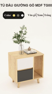 FREESHIP HCM - Tủ Đầu Giường Tab Đầu Giường Gỗ MDF Tatana TG007 - có thiết kế theo yêu cầu khách hàng