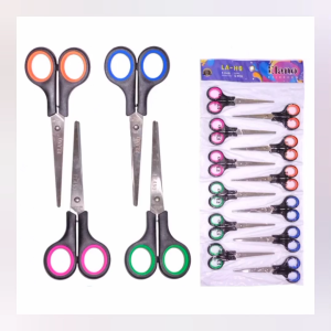 ( Gunting Sedang 12 Pcs ) Gunting UK Sedang / Pemotong Kertas Tajam