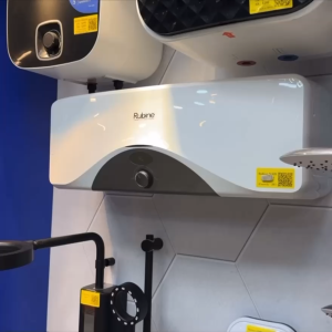 Rubine SH20 Heater + Branded PVD Rain Shower Mixer Bundle Deal