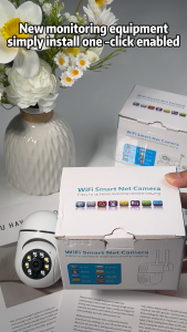 CCTV Camera Connect Cellphone Dual Lens CCTV Camera Wifi Connect Outdoor Waterproof 1080P With Audio And Speaker No Need Internet Infrared Night Vision Monitor Rotatable 360 Automatic Tracking PTZ Home IP Security Cameras