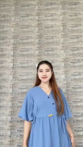 Dress Kimono Korean Style Daster Lonceng Kekinian Daster Wanita Lengan Pendek Dress Kimono Daster Wanita Dewasa Busuy Daster Jumbo Dress Kancing Depan Busui