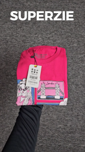 Kaos Anak Cewek Lengan Panjang Distro Karakter GIRL WORLD Warna Fanta Bahan katun premium 30s