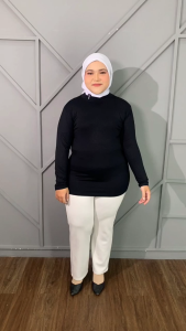 Manset Baju Jumbo Lengan Panjang Bahan Spandek Rayon Premium