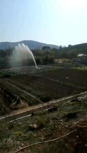 สปริงเกอร์อลูมิเนียม สปริงเกลอร์ปรับได้ 360° หัวสปริงเกอร์ 1.5” ระบบลูกปืน สปริงเกอร์บิ๊กกัน ไหลลื่น