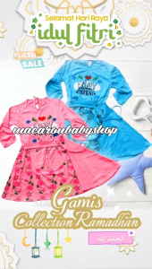 Fashion Muslim Bayi: Gamis Bayi Katun Murah & Setelan Gamis Perempuan