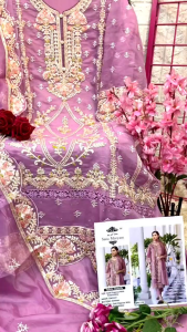 PRE ORDER 15 DAYS - READYMADE EMBROIDERED GEORGETTE PAKISTANI PUNJABI SUIT