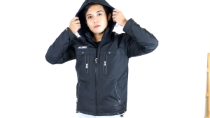 Jaket Parasut Pertamina Pria Wanita Semi WF Tebal Tahan Angin Gartis Tambah Nama Bisa Custom Logo