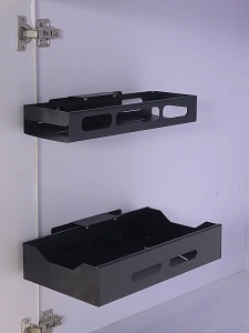 Punch-Free Drawer Slide Storage Box Kitchen Homemade Basket Cabinet Rack