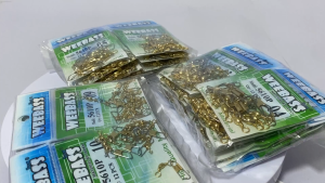 กิ๊ฟตกปลา WEEBASS รุ่น PK 5610P สีทอง กิ๊บลูกหมุนเกลียว อุปกรณ์ปลายสาย (แบบซอง)