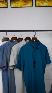 Áo thun polo nam THÁI KHANG vải thun lạnh mặc cực mát co dãn 4 chiều APOLO57