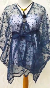 Outer Cardigan Brokat Kondangan Brukat Atasan Fashion Wanita