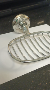 XT - 5470 Stainless Steel Wall Mounted Soap Holder Chrome Finish / Bathroom soap basket
