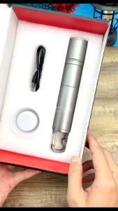 Senter Tangan LED Laser Zoom Flashlight Multifungsi Camping Lamp Super Terang Sorot Jauh MX-8661 Bisa Power Bank